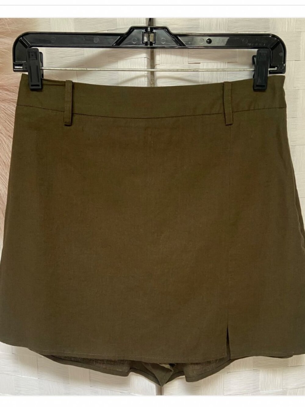 ZARA Green Mini Skort Size S XS